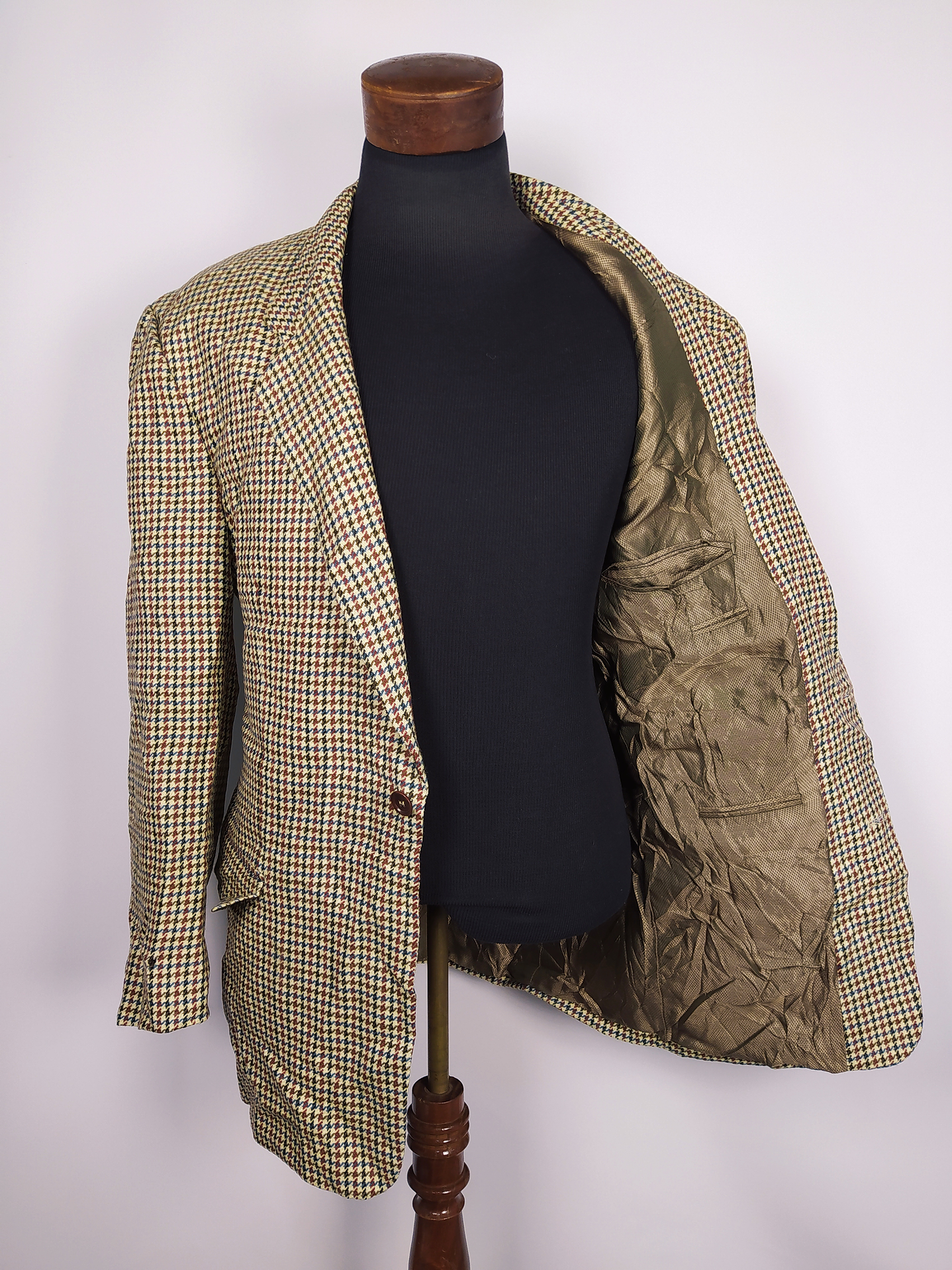 Chaqueta Hombre Lenox Pata de Gallo Talla XXL 56 100% Lana Virgen 3
