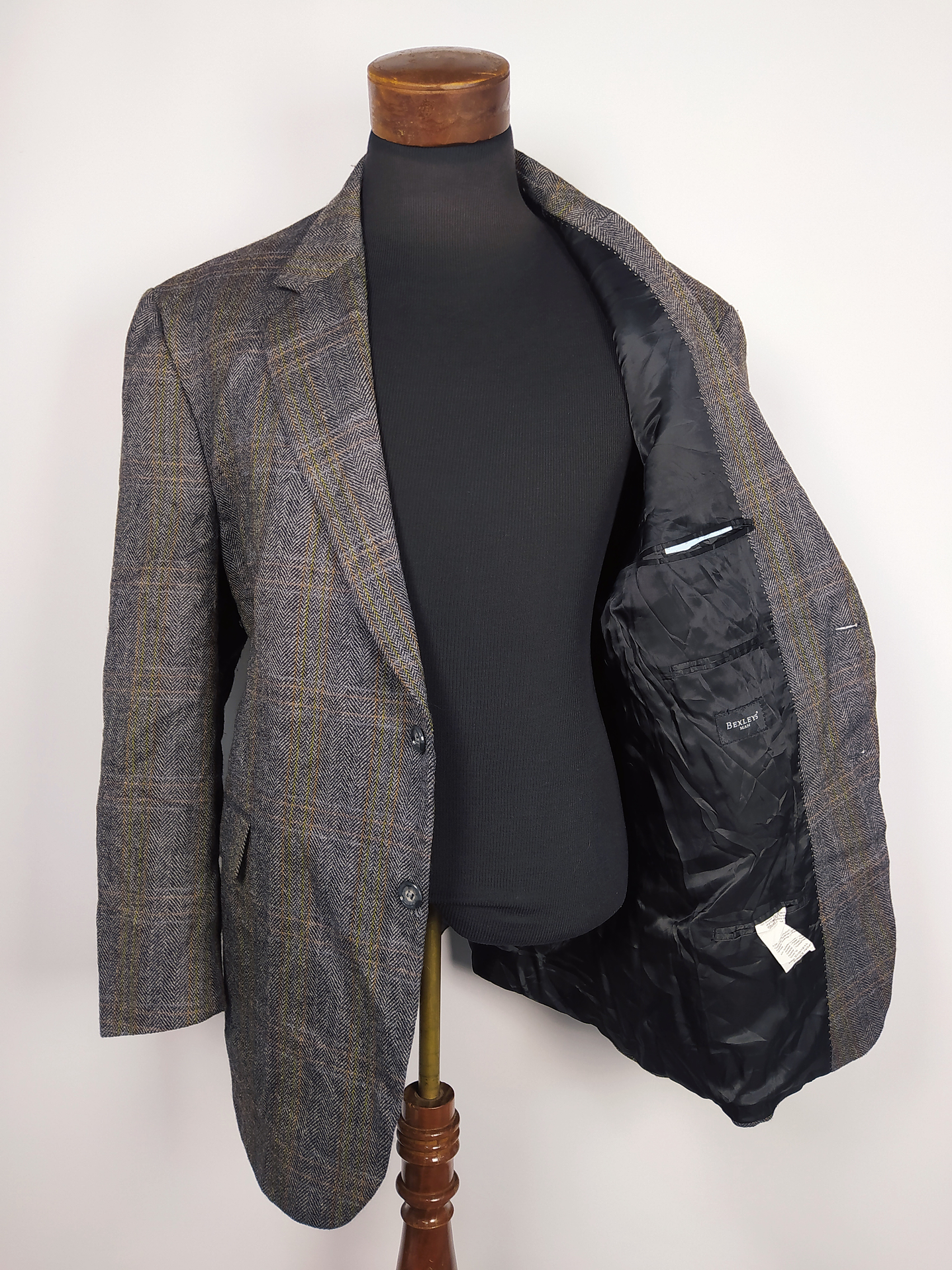 Chaqueta Hombre Bexley Talla XXL 54 100% Lana Virgen 2