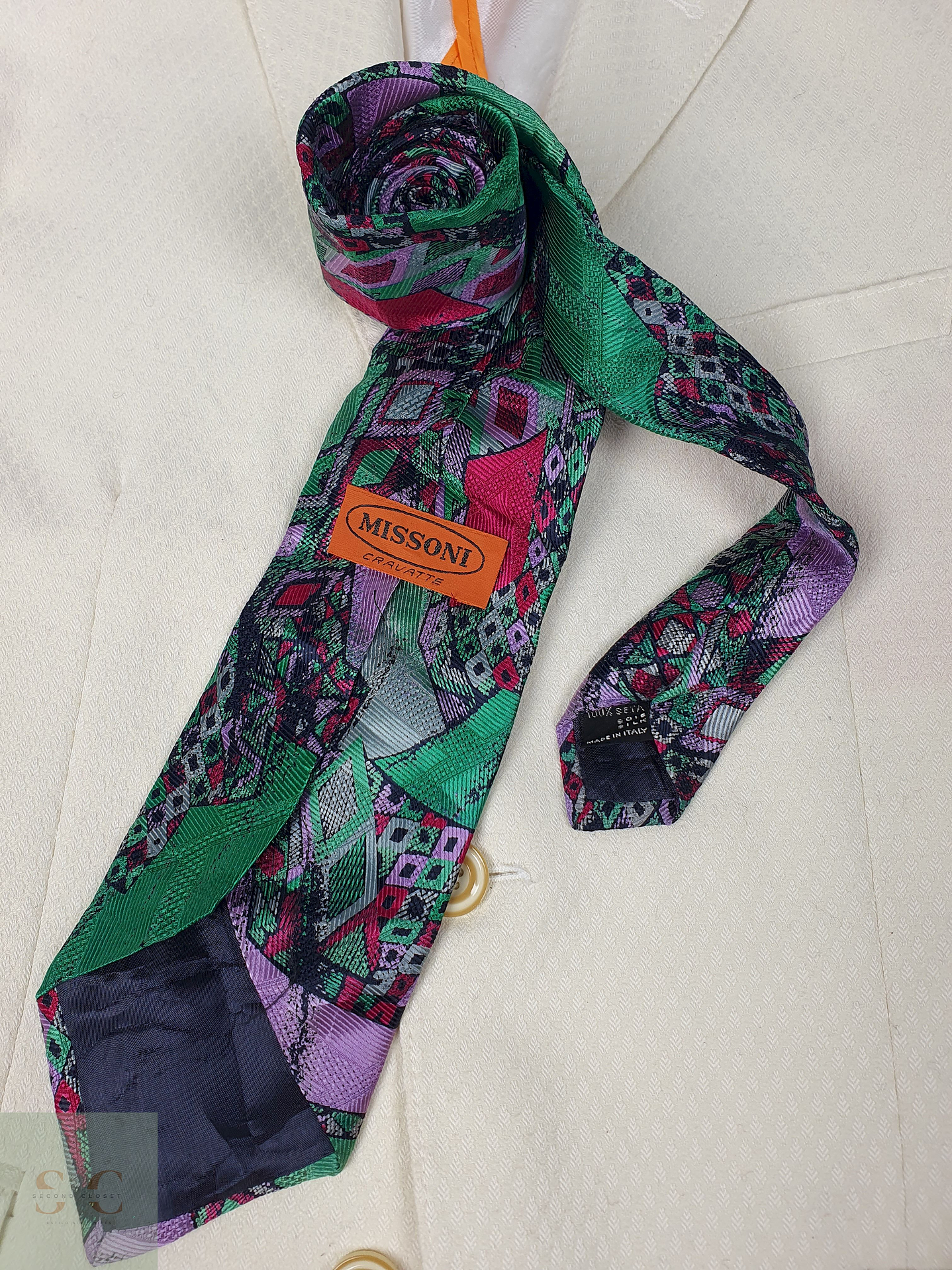 Corbata Premium Colección Second Closet Seda 1