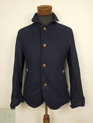 CHAQUETA TALLA S LANA AZUL 