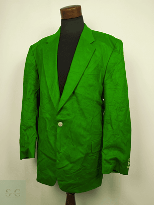 BLAZER VERDE LANA VIRGEN Y CASHMERE Talla XXL