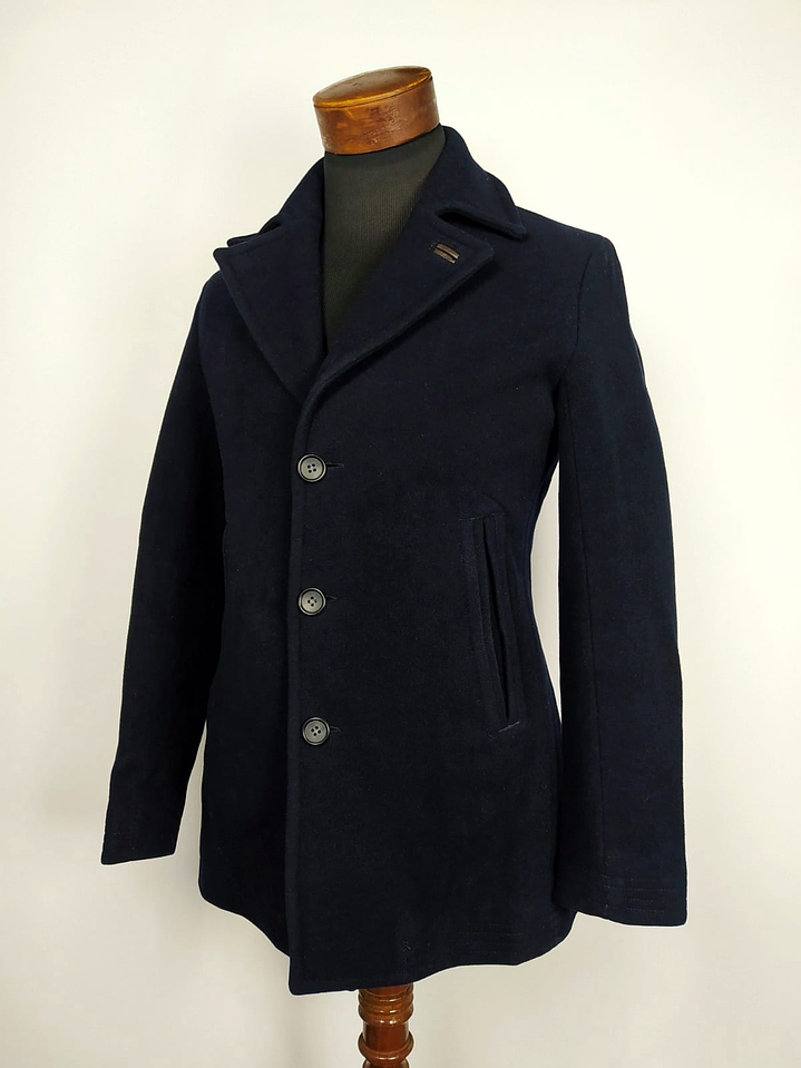 Abrigo United Arrows Tokyo  Talla S (Slim Fit)  100% Lana Virgen  1