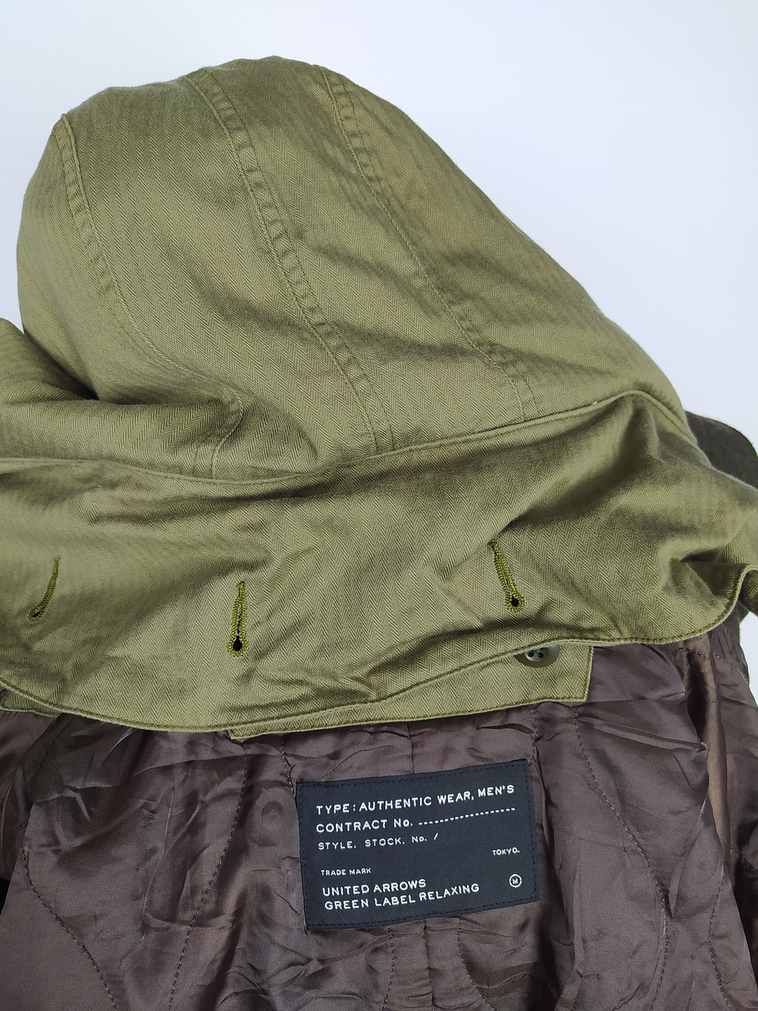 Chaqueta Abrigo Premium United Arrows – 80% Lana (Talla S) 3