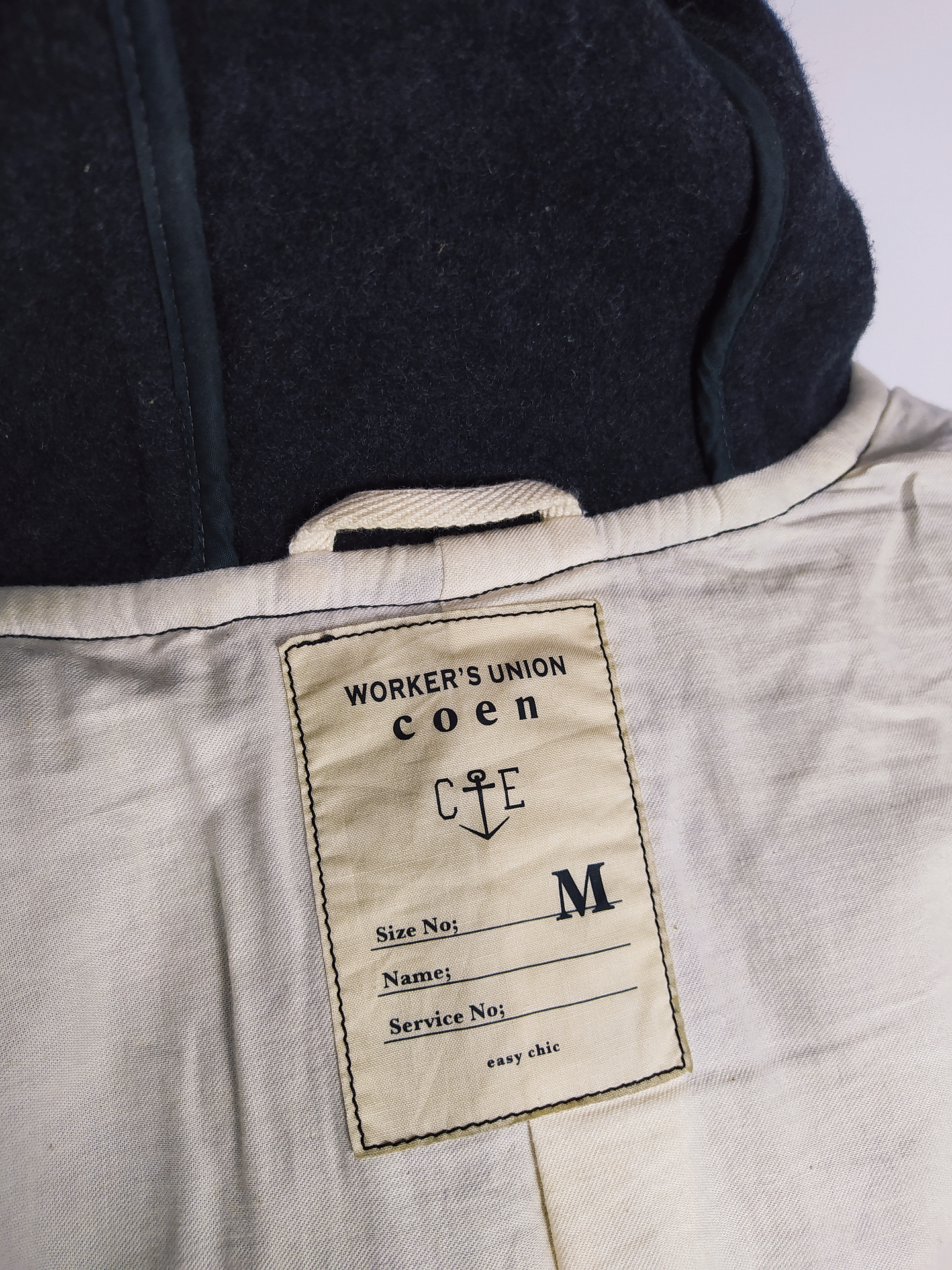 Abrigo Coen Worker’s Union Talla S Plomo – Easy Chic Japan 5