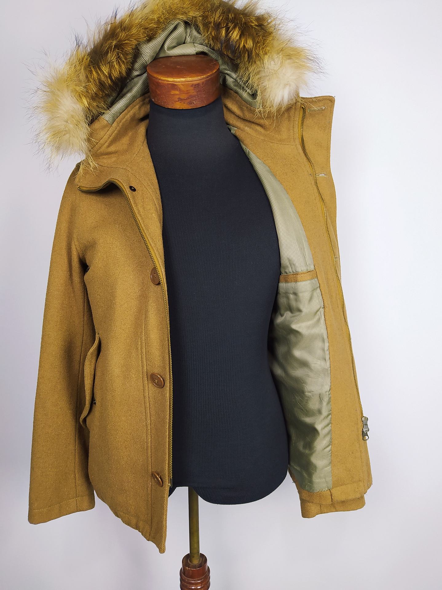 Abrigo Camel TALLA XS-S 70% Lana – Premium Japan Style 2