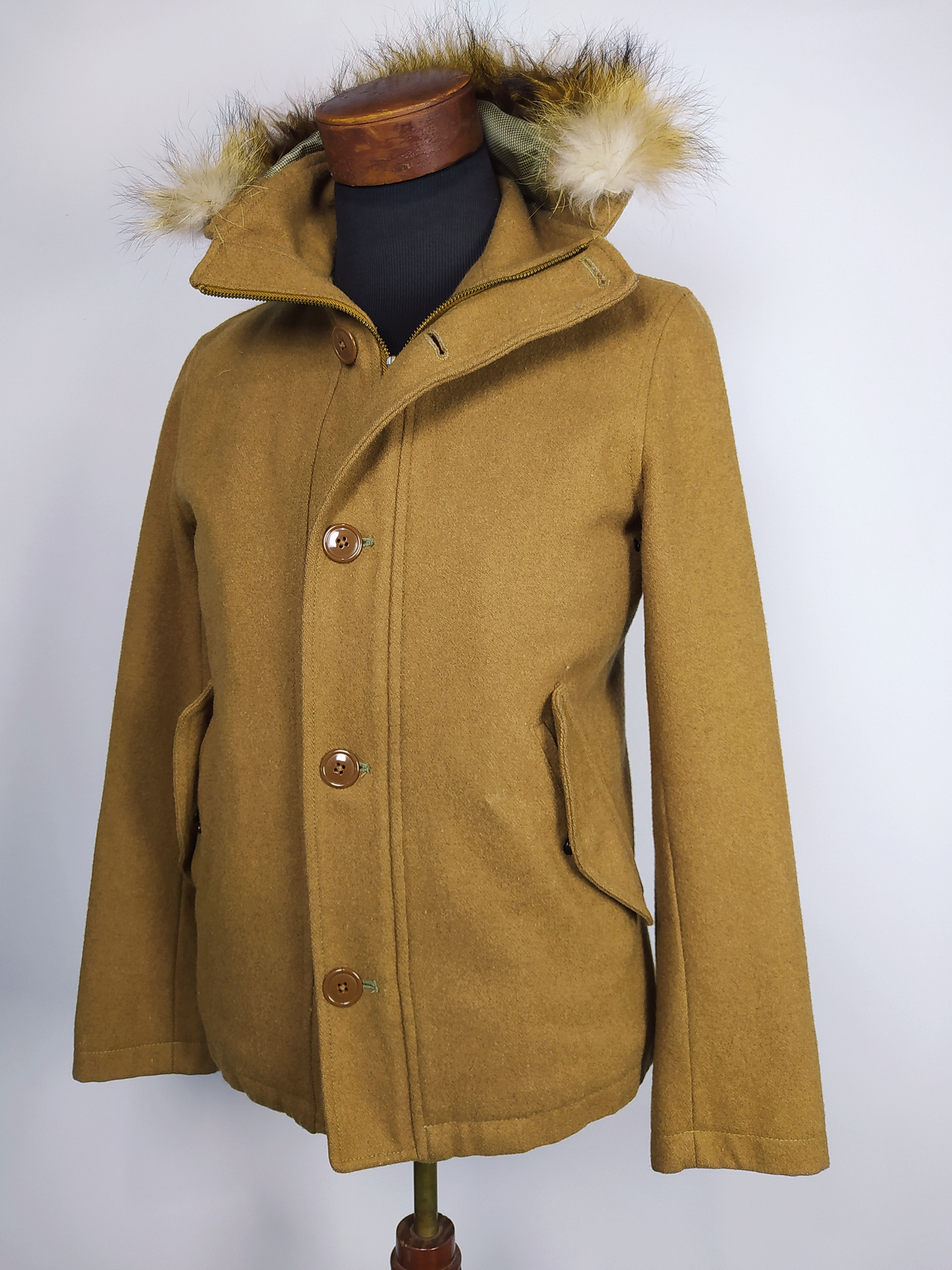 Abrigo Camel TALLA XS-S 70% Lana – Premium Japan Style 1