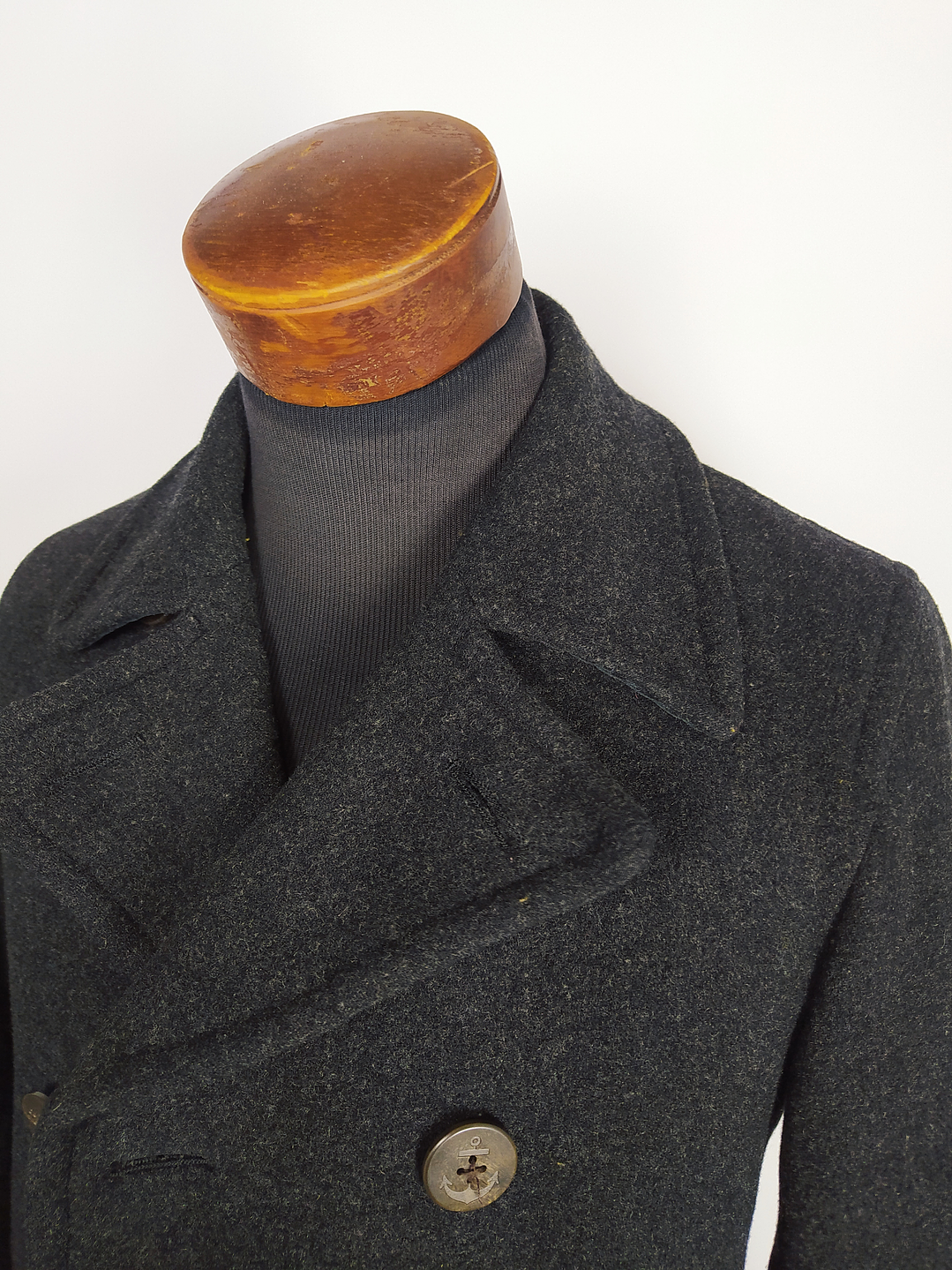 Abrigo Uniqlo Japan TALLA SM – Peacoat Clásico Doble Abotonadura 4