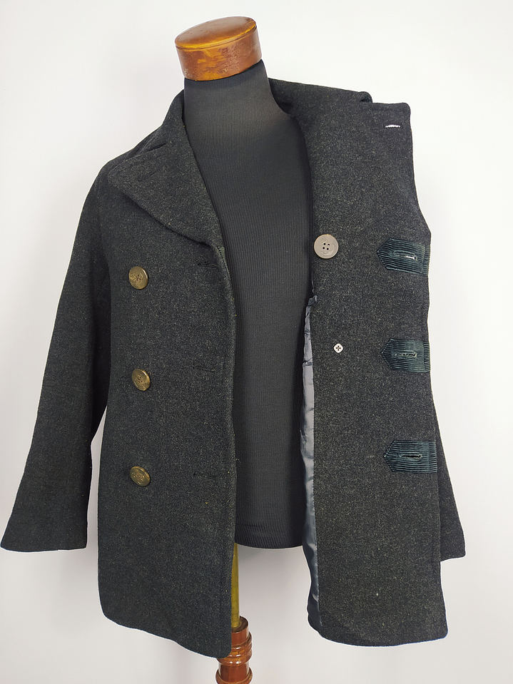 Abrigo Uniqlo Japan TALLA SM – Peacoat Clásico Doble Abotonadura 5