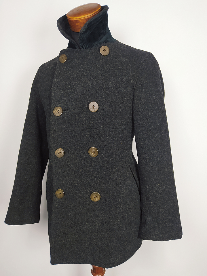 Abrigo Uniqlo Japan TALLA SM – Peacoat Clásico Doble Abotonadura 6