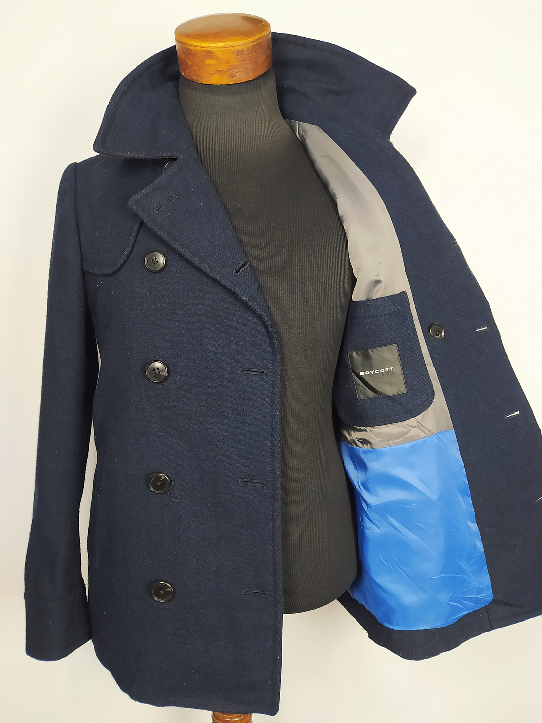 Abrigo BOYCOTT Japan TALLA S Azul – Peacoat Navy Clásico 3