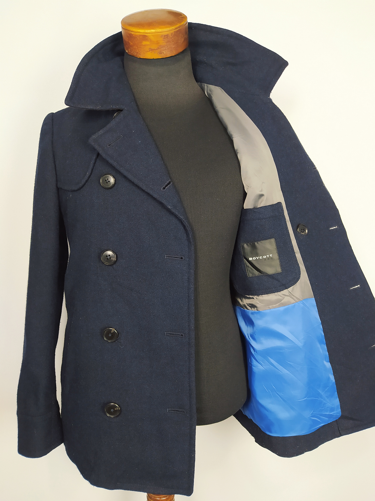 Abrigo BOYCOTT Japan TALLA S Azul – Peacoat Navy Clásico 3