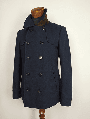 Abrigo BOYCOTT Japan TALLA S Azul – Peacoat Navy Clásico