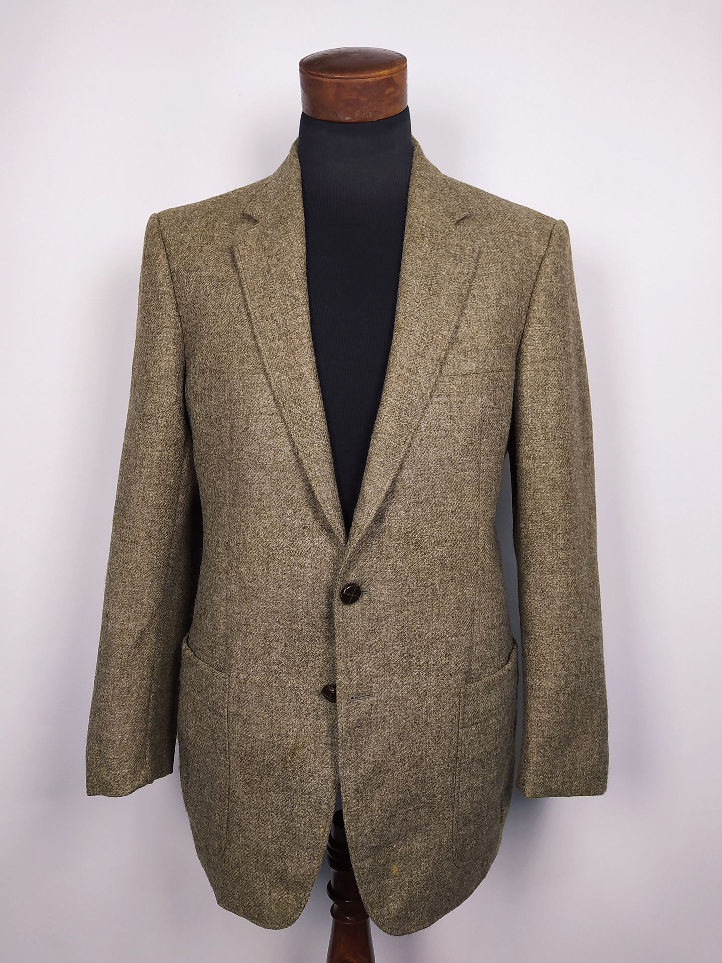 Blazer Westbury 100% lana virgen café — Talla M (Sastrería Inglesa Vintage) 1