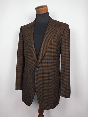 Ermenegildo Zegna Lana & Cashmere Houndstooth – Pieza de Colección 90s – Última Unidad Talla ML