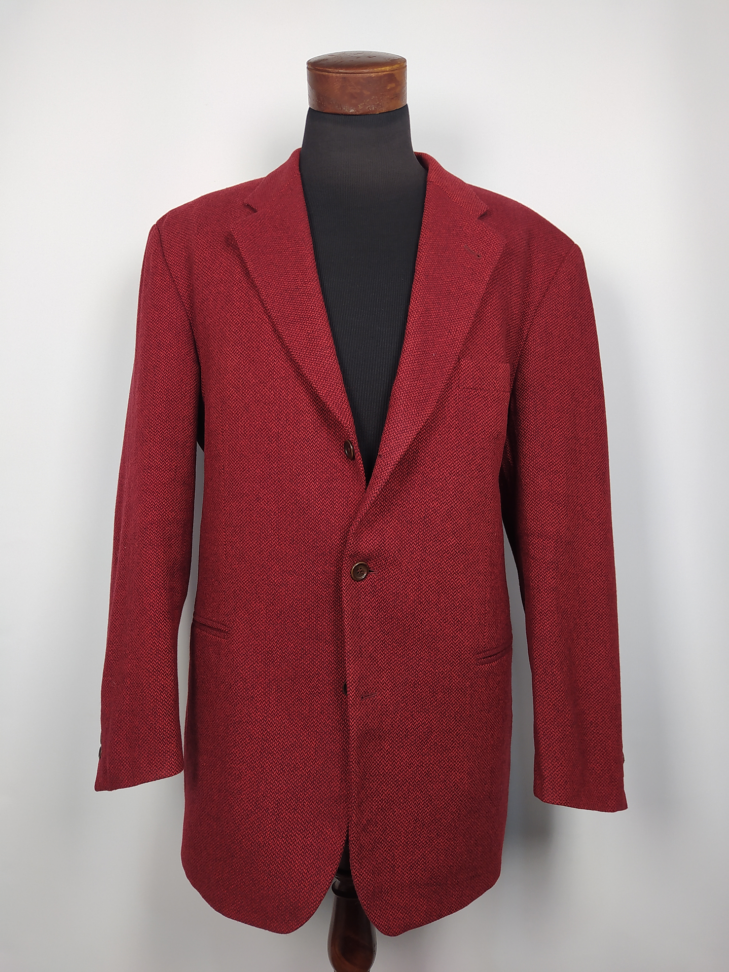 Chaqueta pura lana Hugo Boss Easy Line Wempe Internacional Mode Blazer Talla 2XL 1