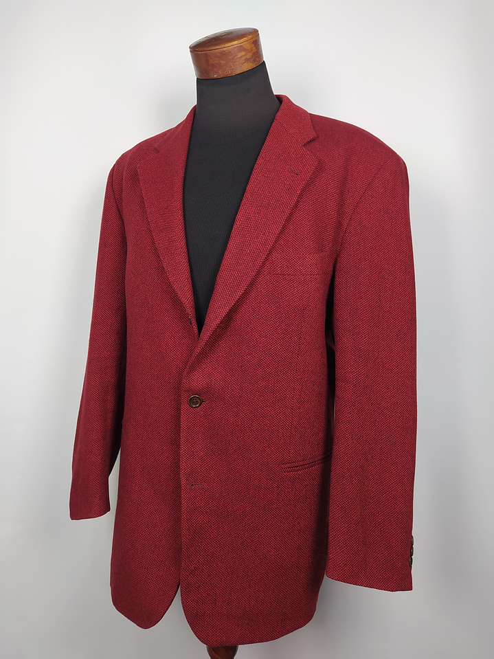 Chaqueta pura lana Hugo Boss Easy Line Wempe Internacional Mode Blazer Talla 2XL 2