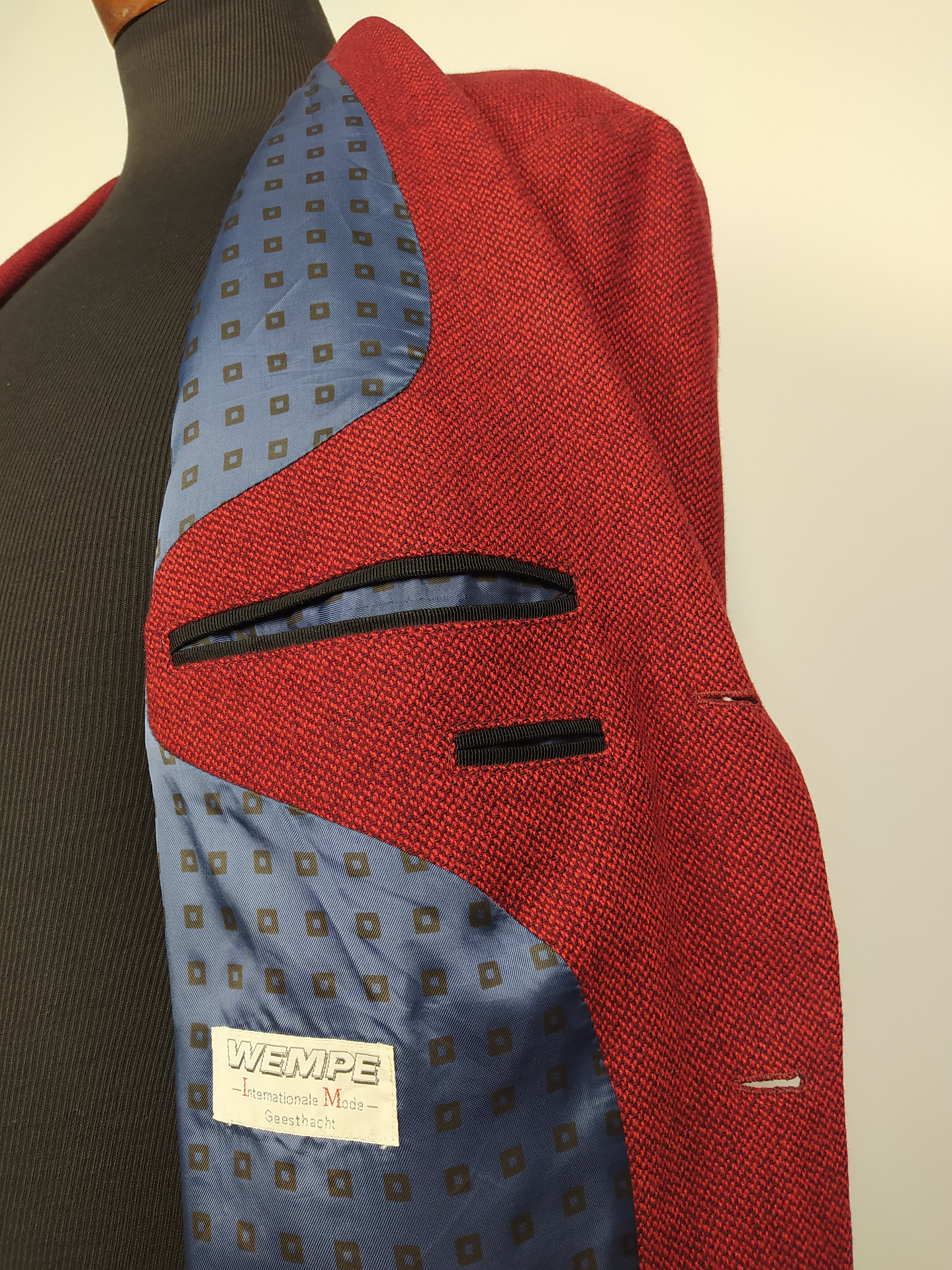 Chaqueta pura lana Hugo Boss Easy Line Wempe Internacional Mode Blazer Talla 2XL 4