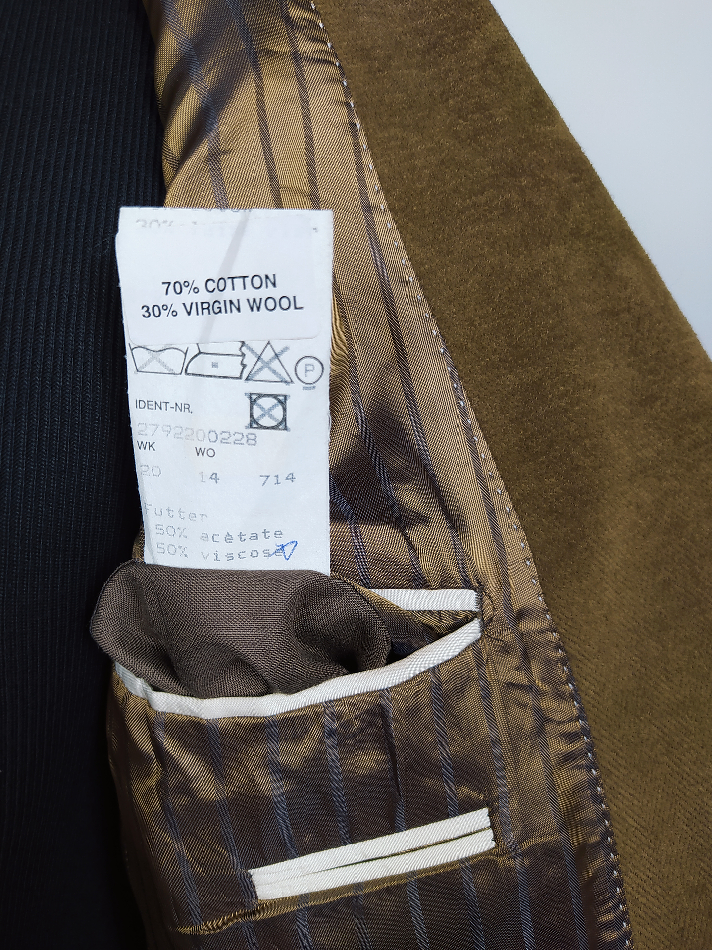 Chaqueta lana virgen algodón Blazer Strellson TALLA M  7