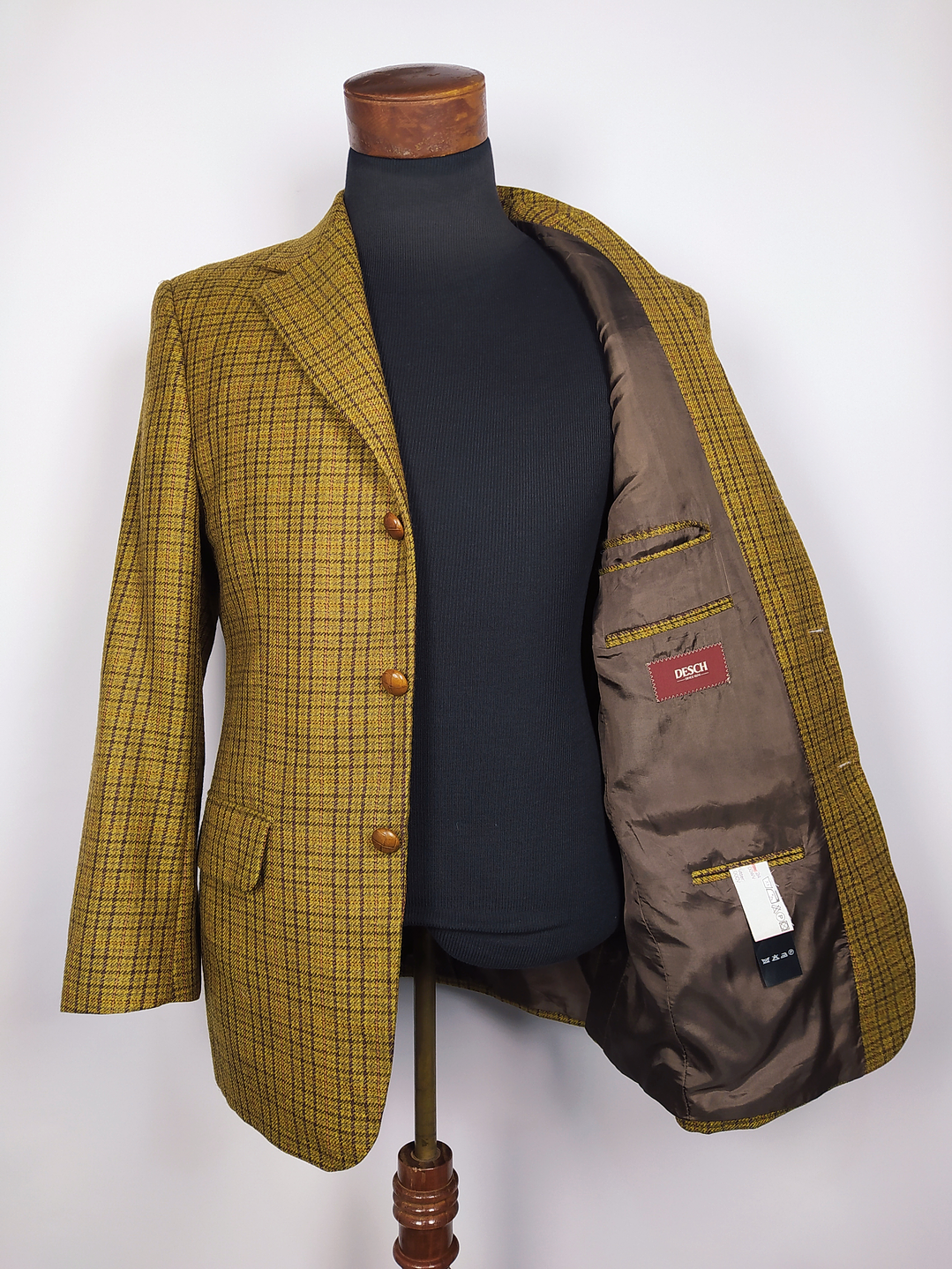 Chaqueta DESCH lana virgen blazer TALLA M 3