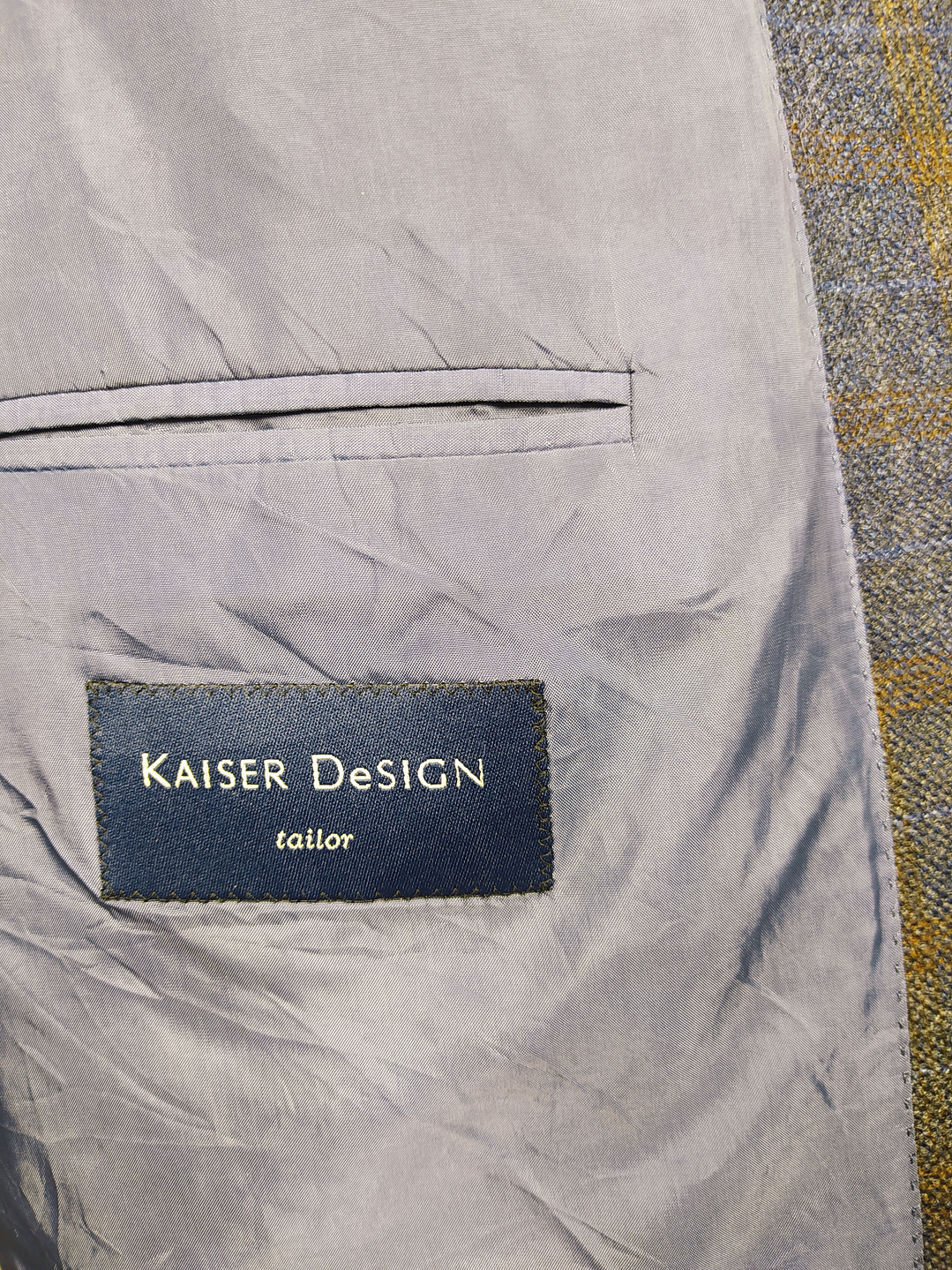 Chaqueta pura lana virgen Kaiser Design Tailor Talla L Sastrería premium de lujo 6