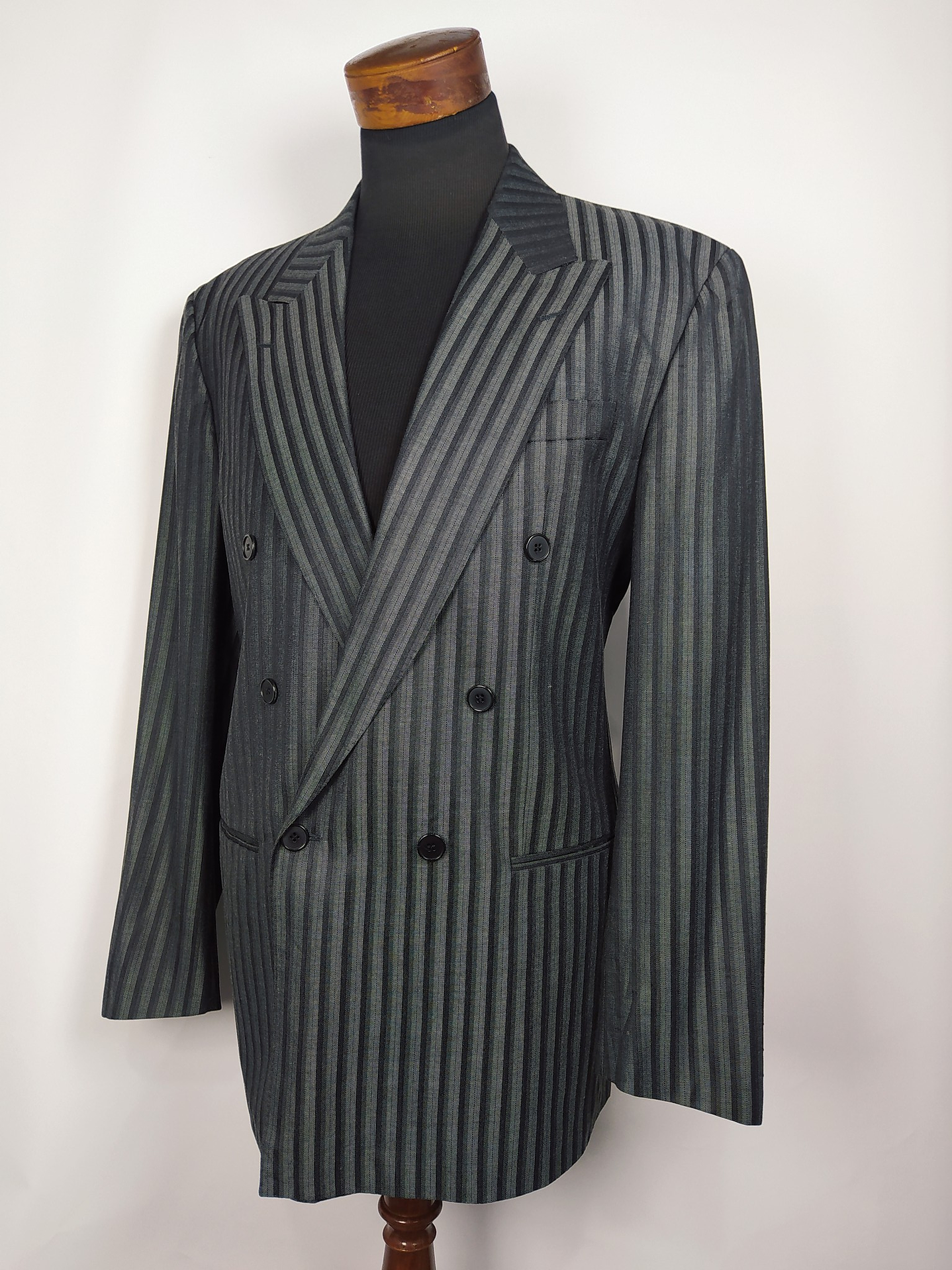 Blazer Roy Robson – Raya diplomática plomo negro – Talla LXL 1