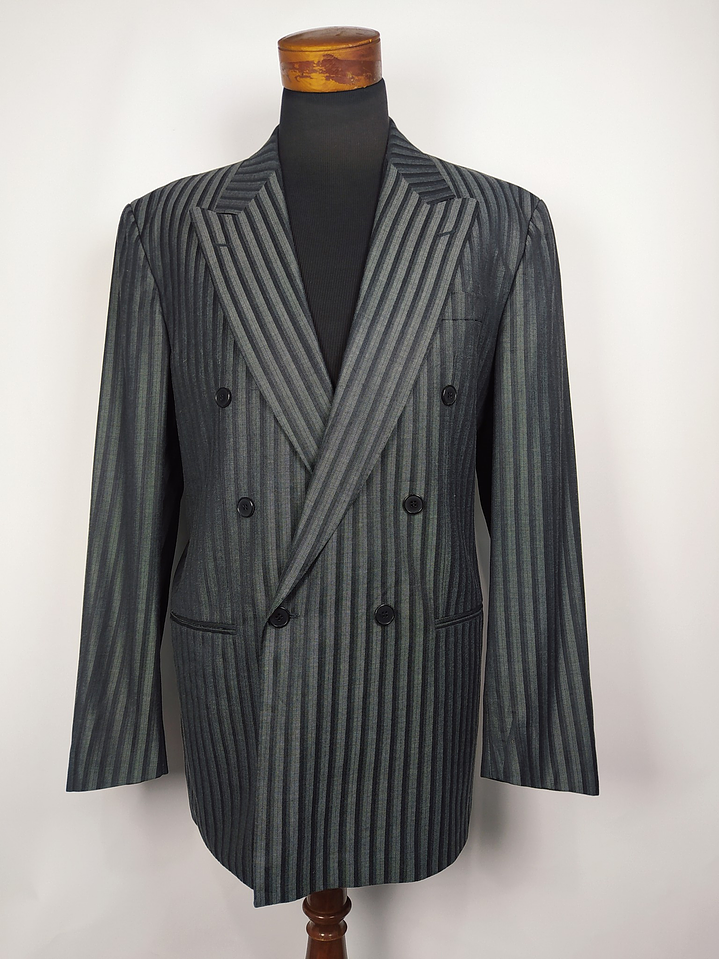 Blazer Roy Robson – Raya diplomática plomo negro – Talla LXL 6