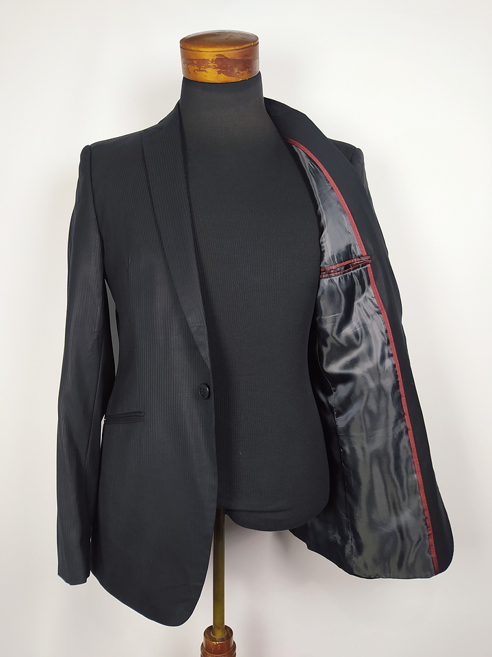 Blazer Zara – Rayas moderno slim – Talla S 2