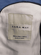 Blazer Zara Man – Celeste brillante estructurado – Talla ML - Miniatura 5