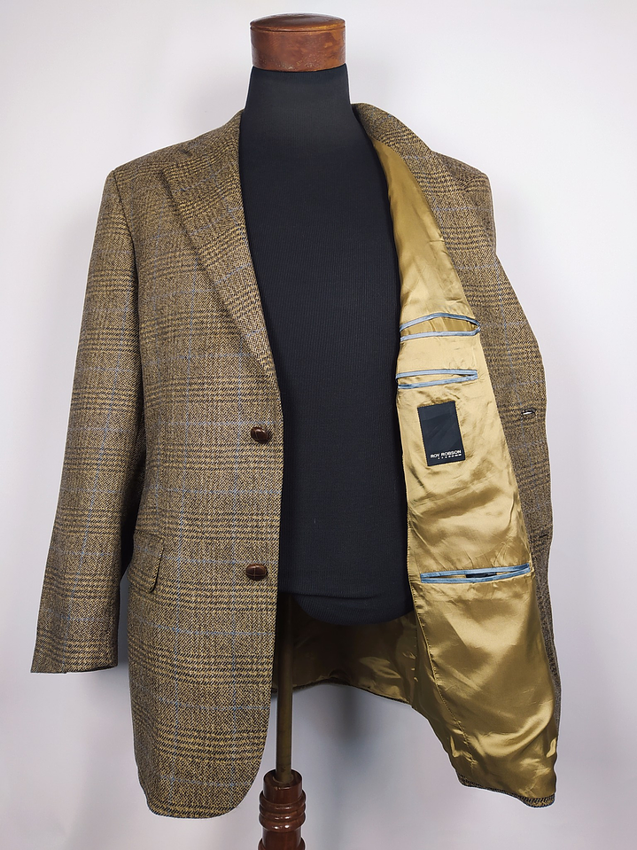 Blazer Roy Robson – Café con botones cuero – Talla L 3
