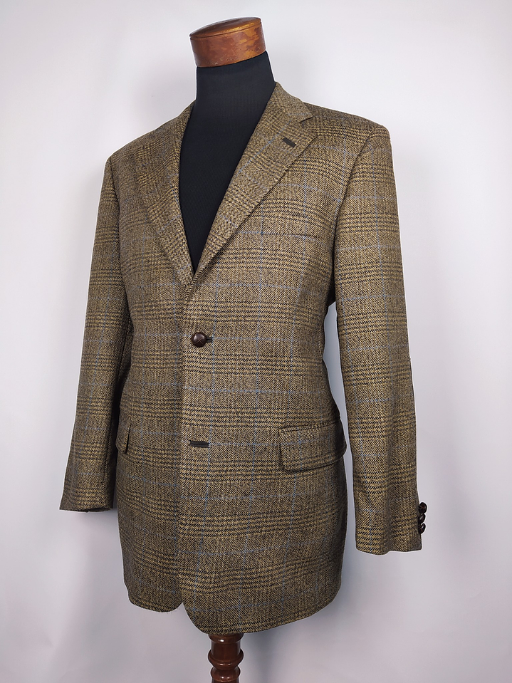Blazer Roy Robson – Café con botones cuero – Talla L 1