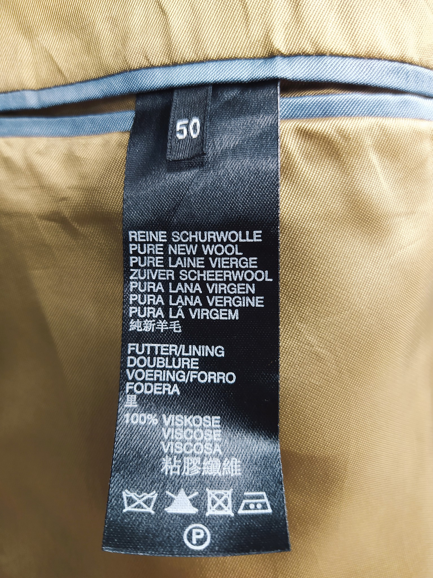 Blazer Roy Robson – Café con botones cuero – Talla L 8