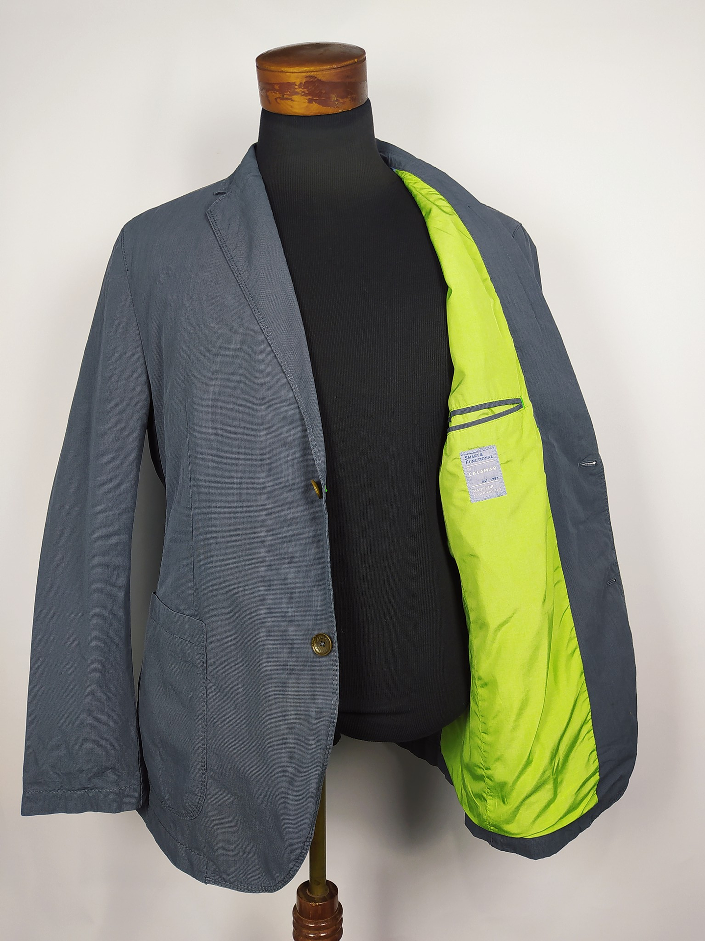 Blazer Calamar – Algodón ligero plomo – Talla M 1