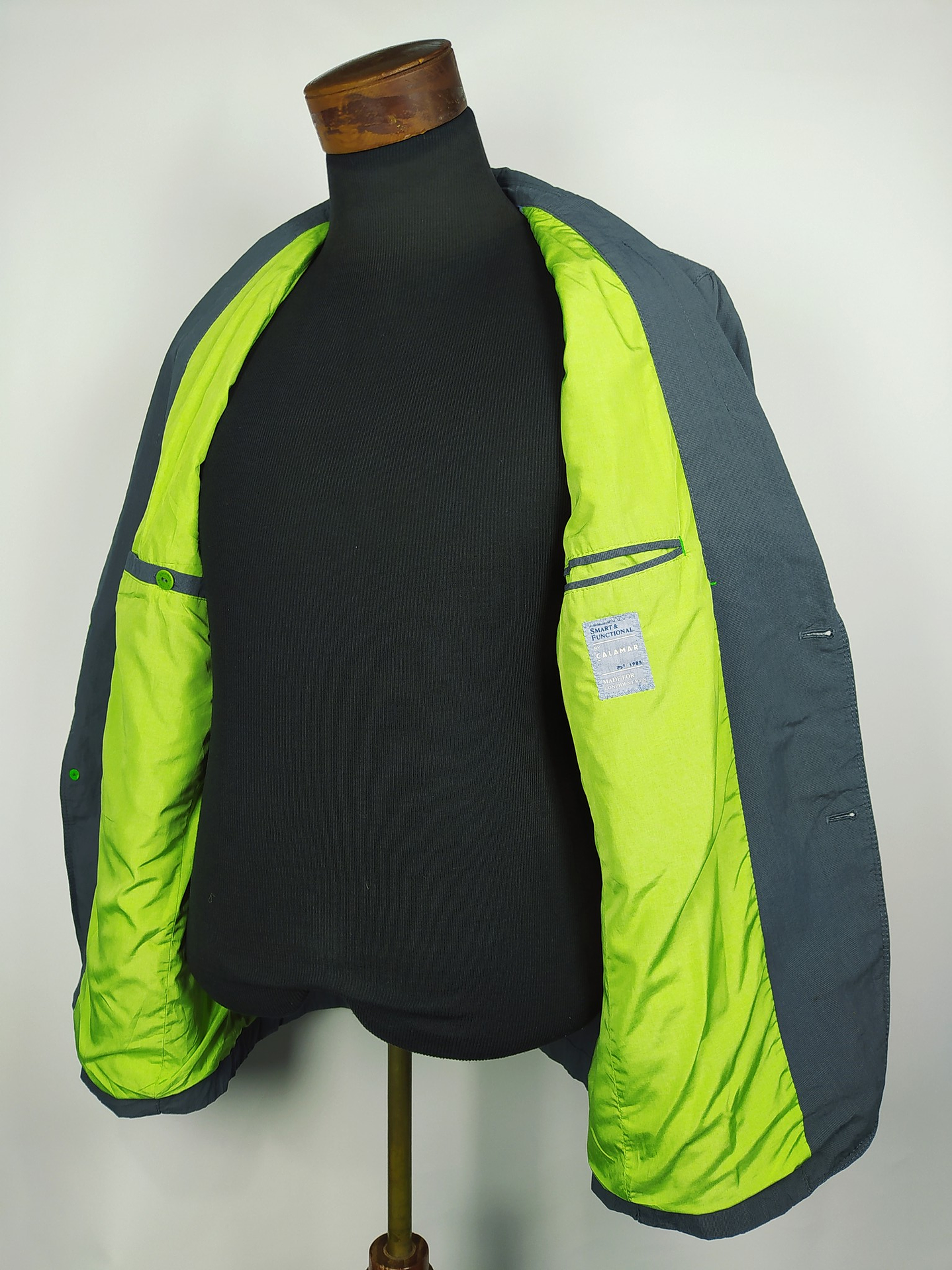 Blazer Calamar – Algodón ligero plomo – Talla M 2