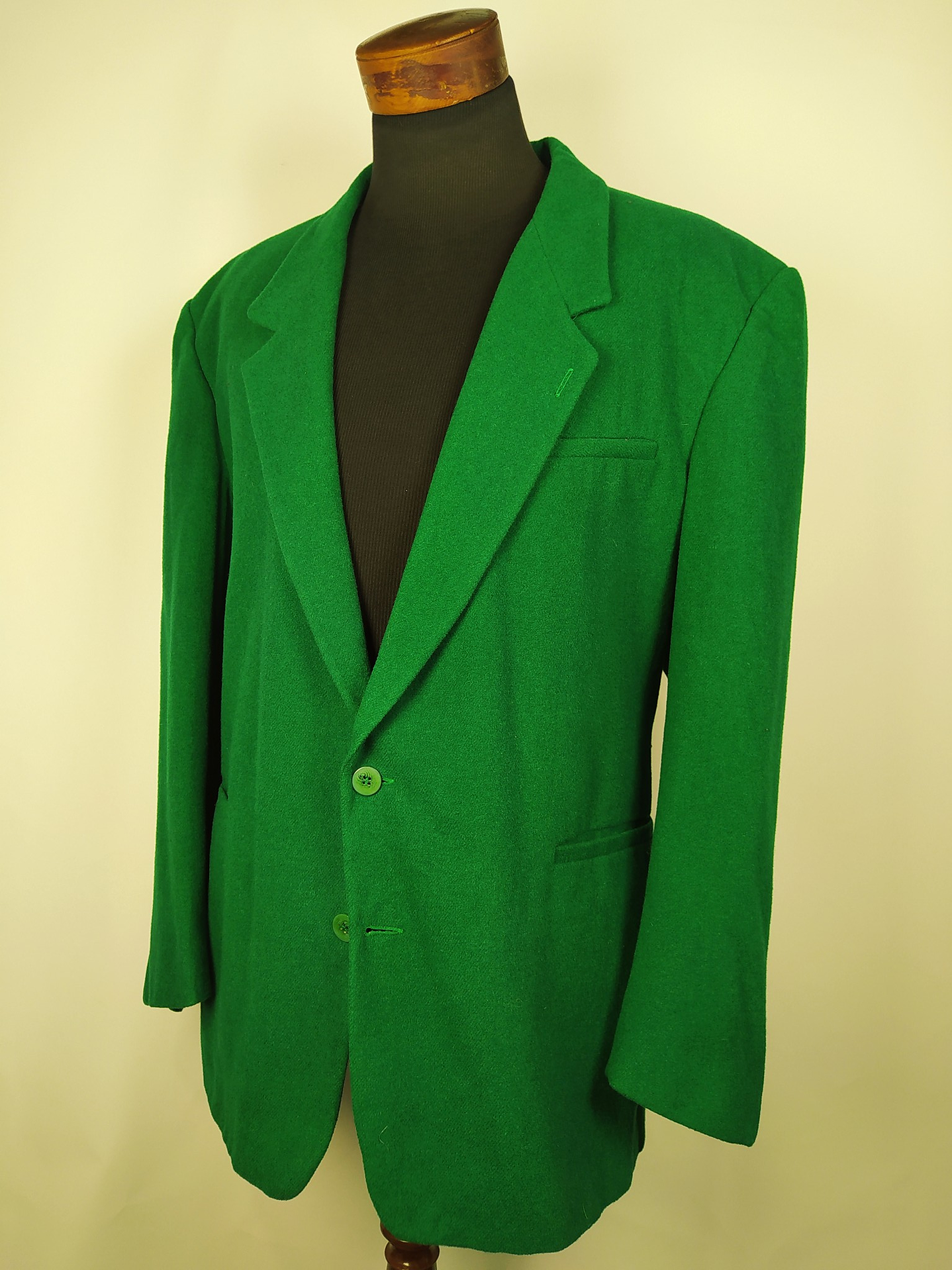 Blazer Orix – Verde lana virgen cashmere – Talla XXL 1