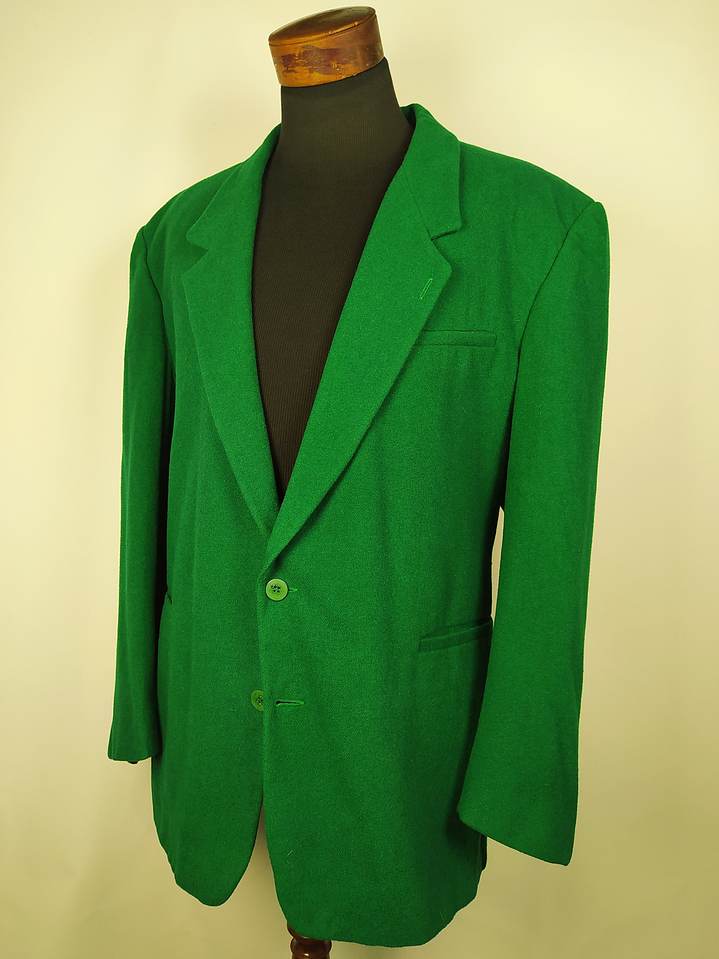 Blazer Orix – Verde lana virgen cashmere – Talla XXL 1