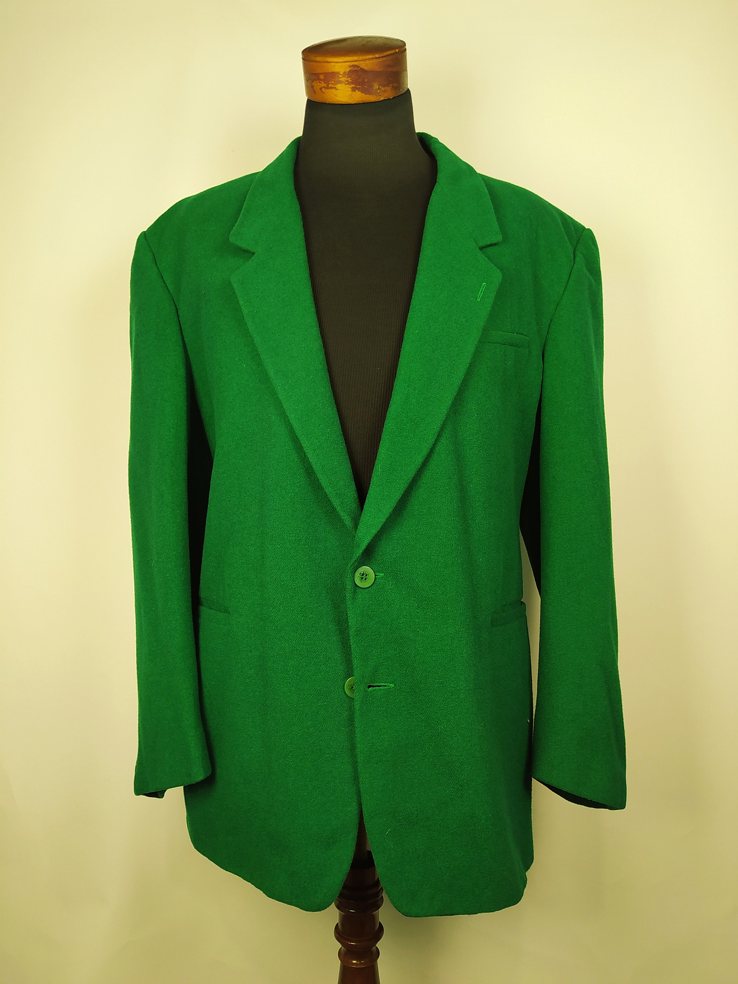 Blazer Orix – Verde lana virgen cashmere – Talla XXL 3