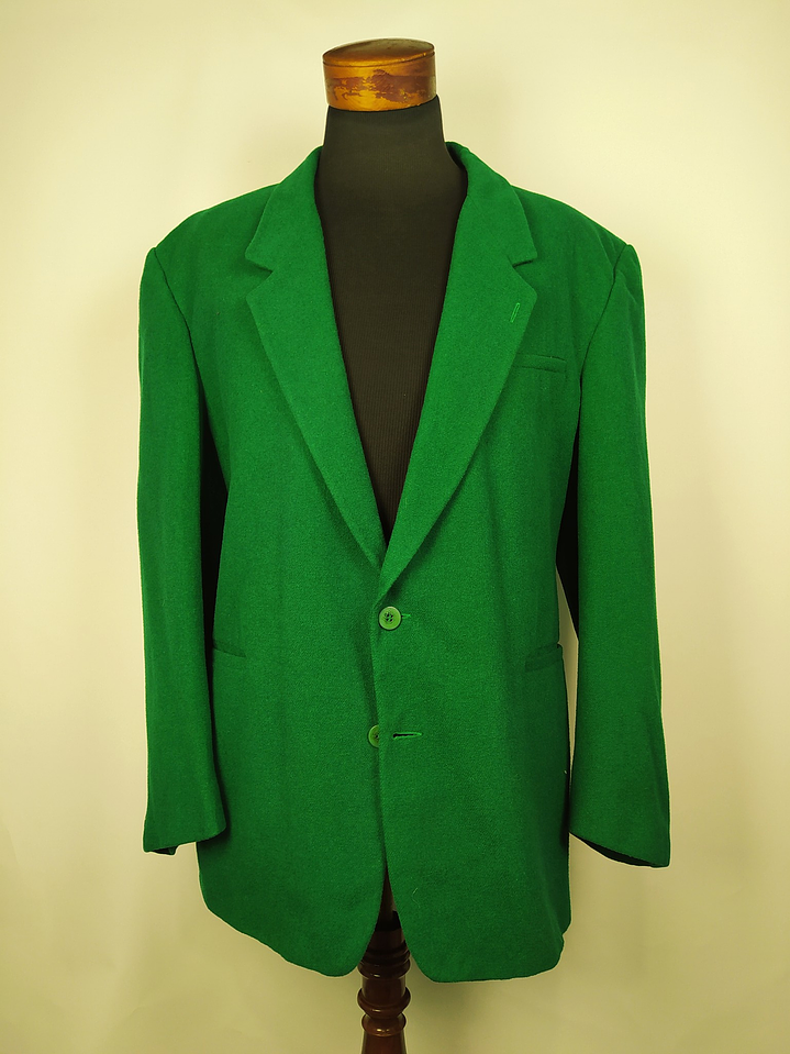 Blazer Orix – Verde lana virgen cashmere – Talla XXL 3