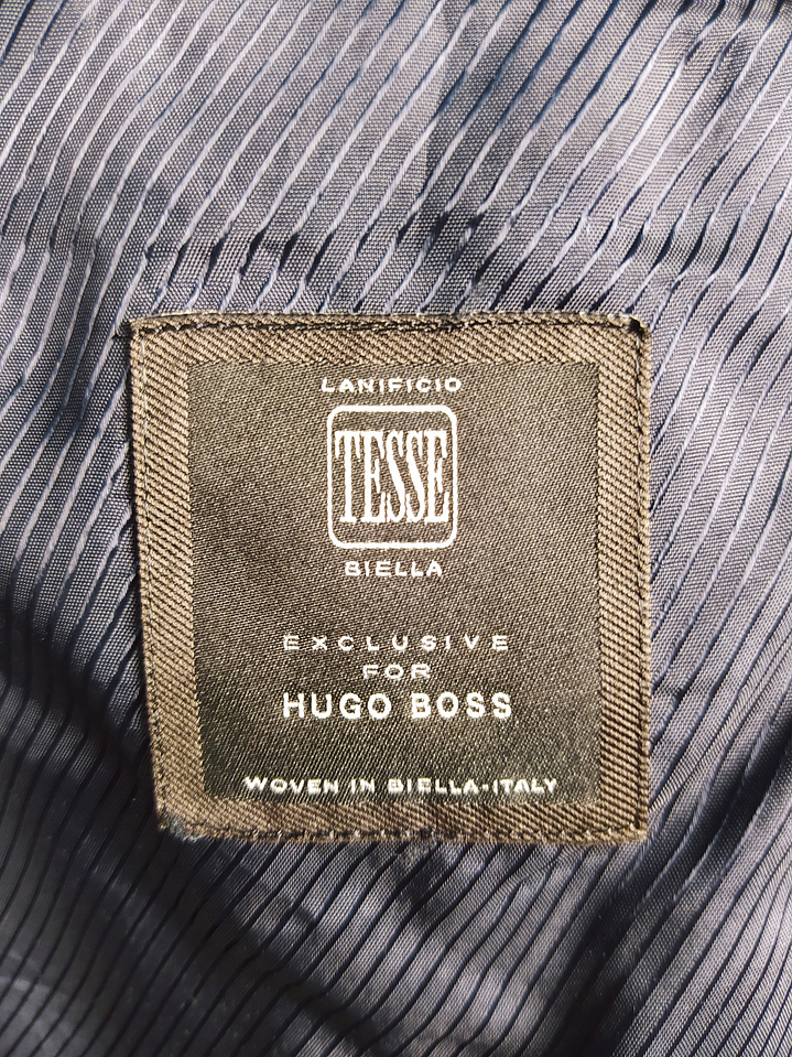 Blazer Hugo Boss – Rayas negro y azul – Talla M 7