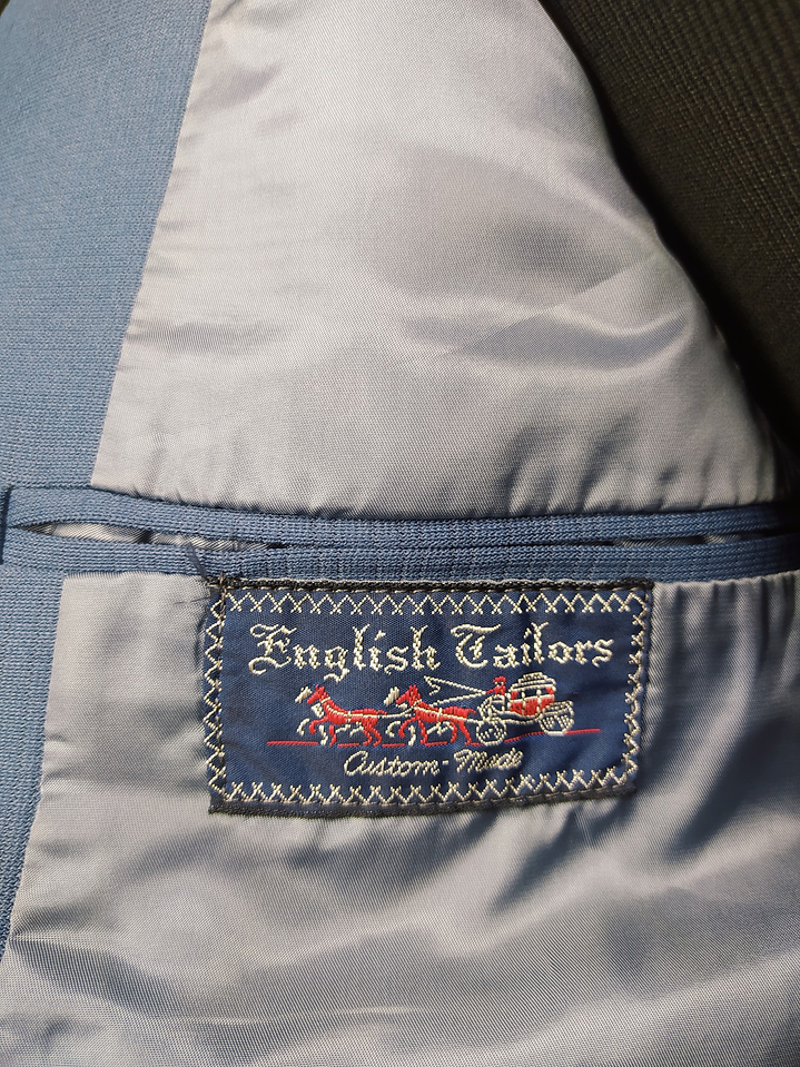 Blazer English Tailors – Celeste elegante – Talla ML 7