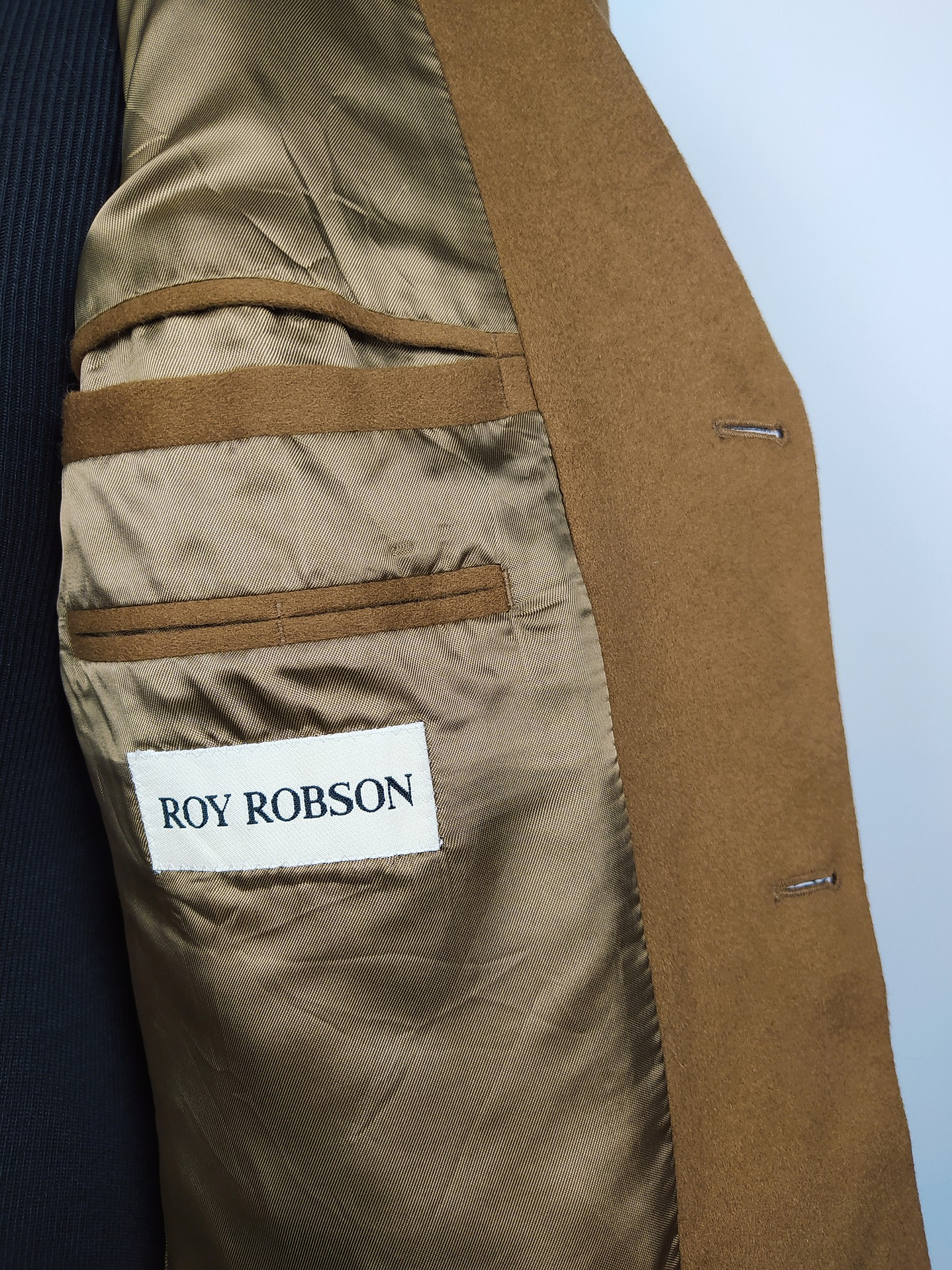 Blazer Roy Robson – Camel 100% cashmere – Talla L 6