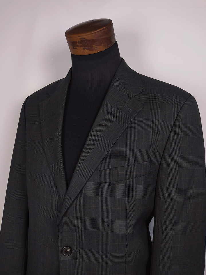 Blazer Ralph Lauren – Príncipe de Gales café – Talla ML 2