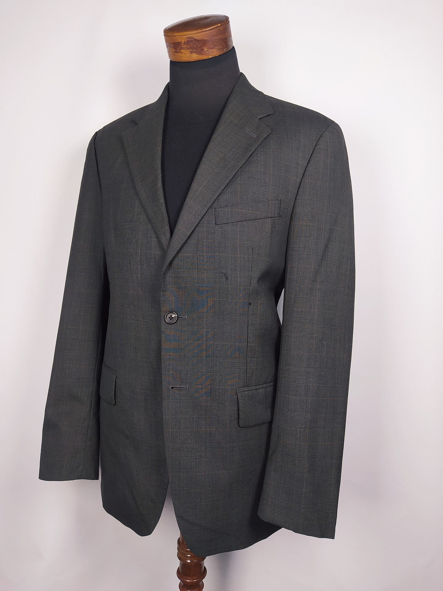 Blazer Ralph Lauren – Príncipe de Gales café – Talla ML 4