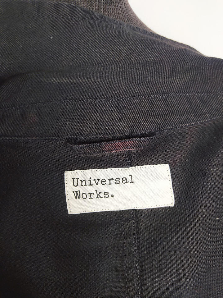 Blazer Universal Works – Negro algodón – Talla S 4