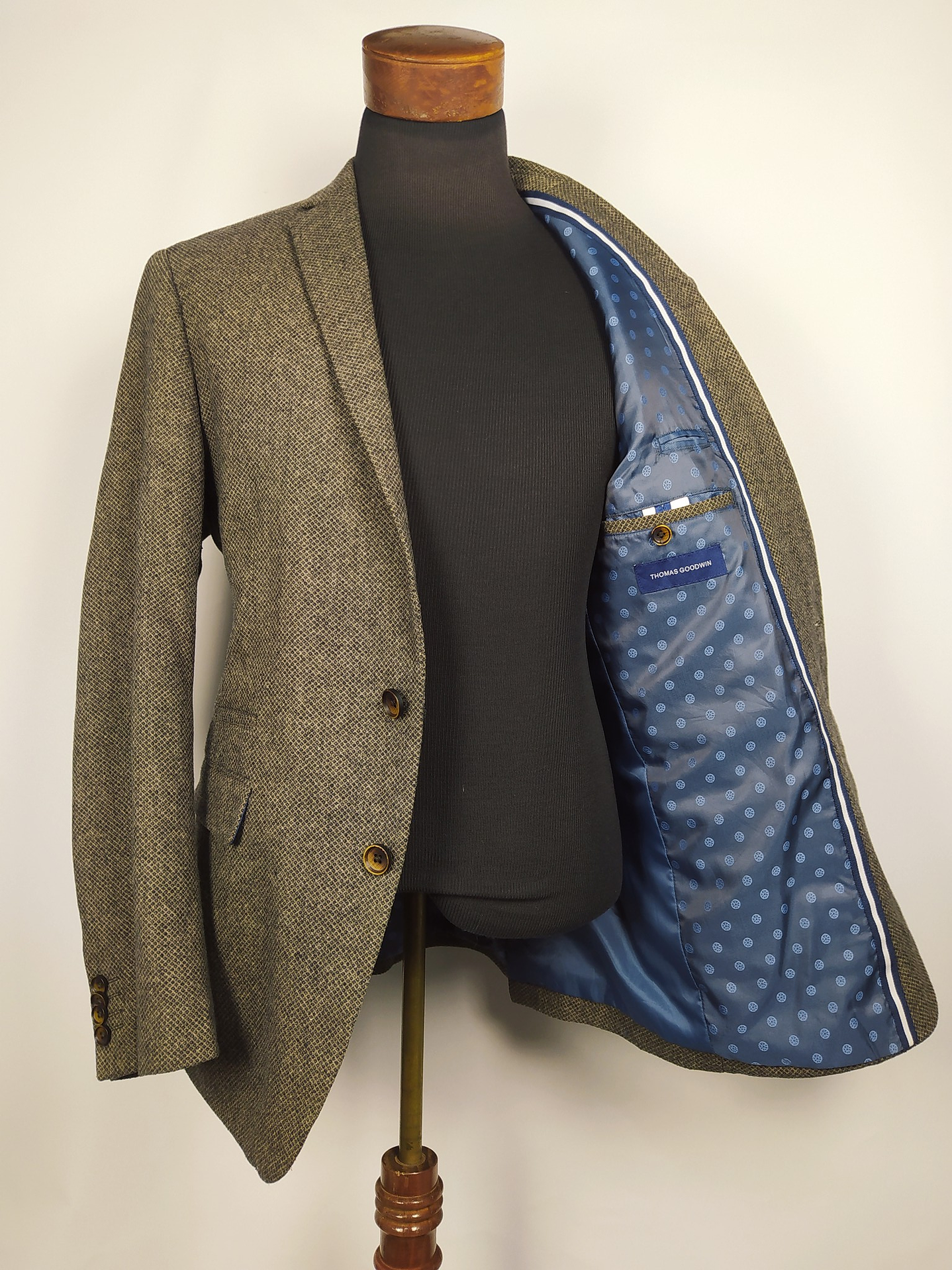 Blazer Thomas Goodwin – Café lana virgen – Talla ML 5