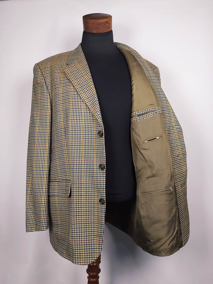 Blazer Franco Callegari – Pata de gallo lana virgen – Talla LXL 2