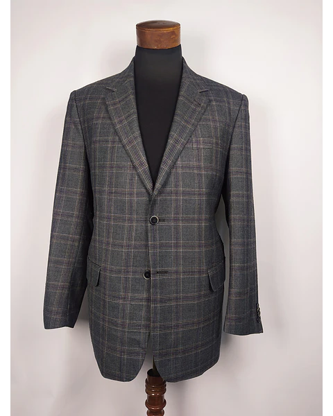 Blazer Walbusch – Plomo ventana moderno – Talla ML