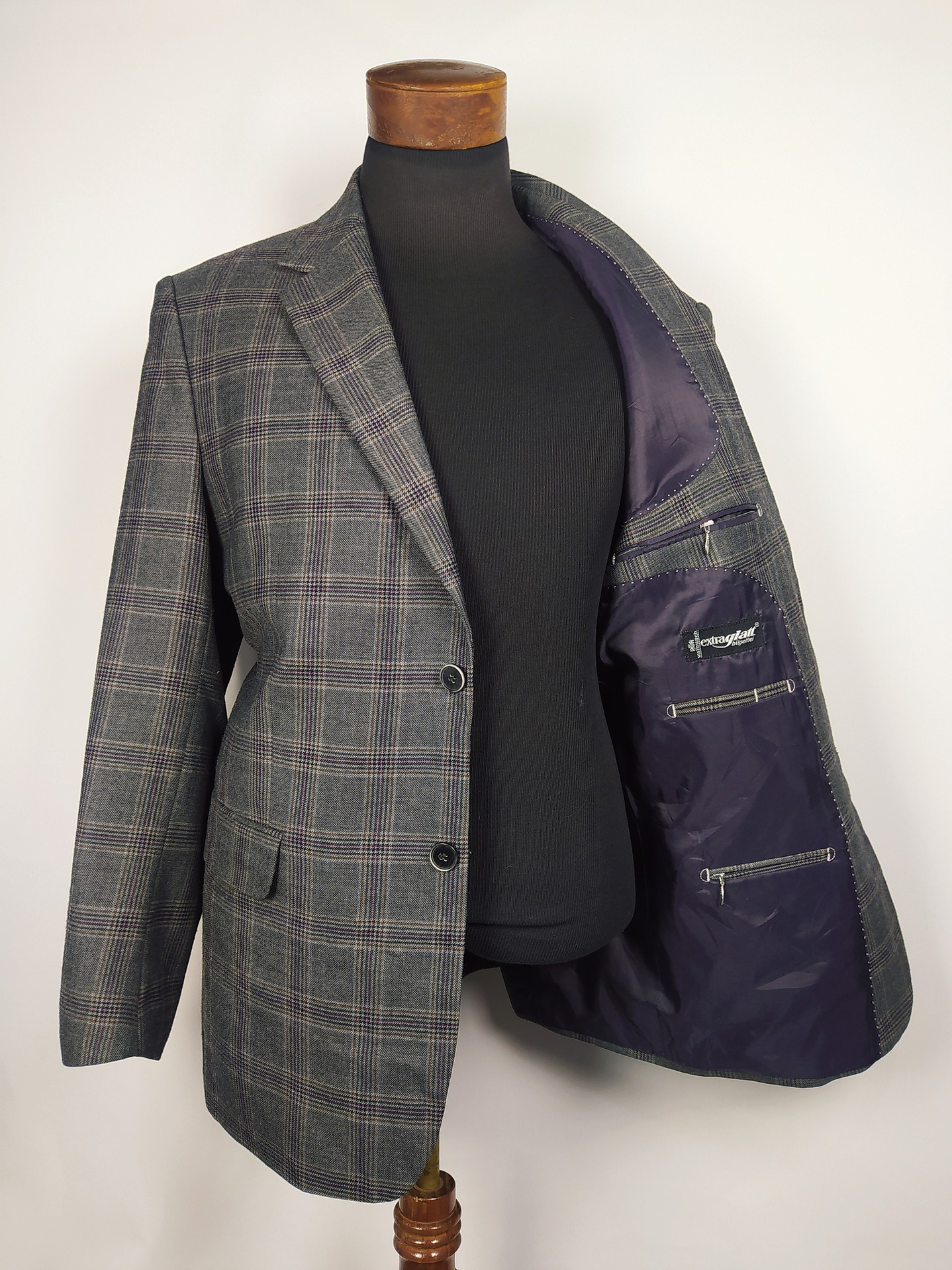 Blazer Walbusch – Plomo ventana moderno – Talla ML 4