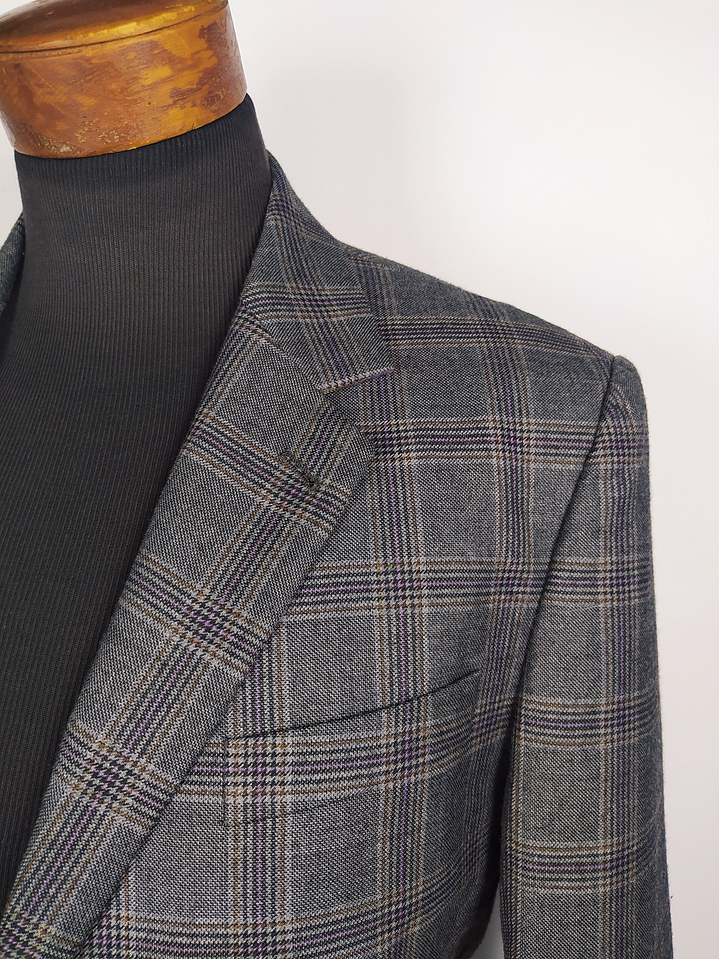 Blazer Walbusch – Plomo ventana moderno – Talla ML 5