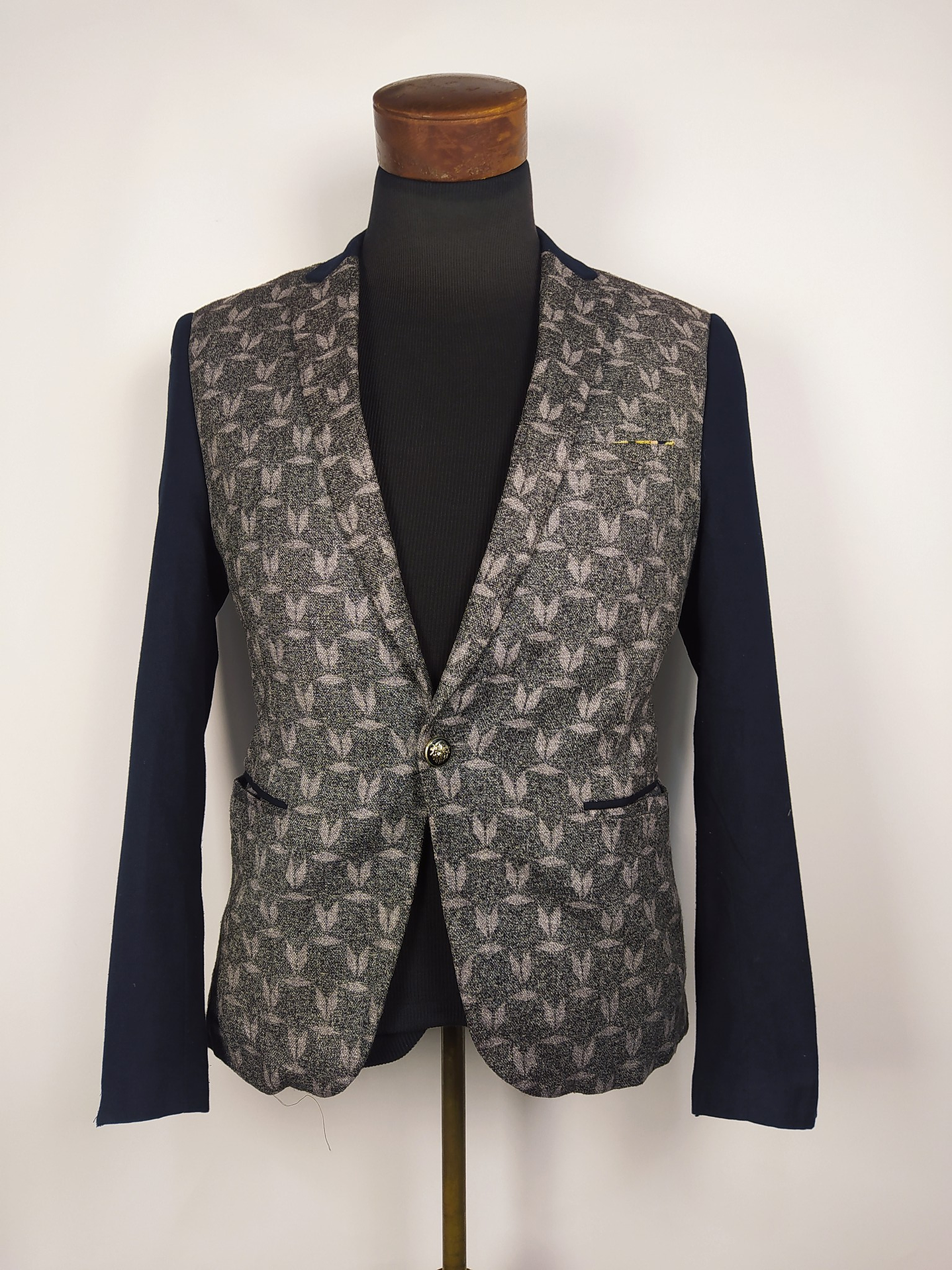 Blazer DIXX – Negro lana/poliéster – Talla S 1