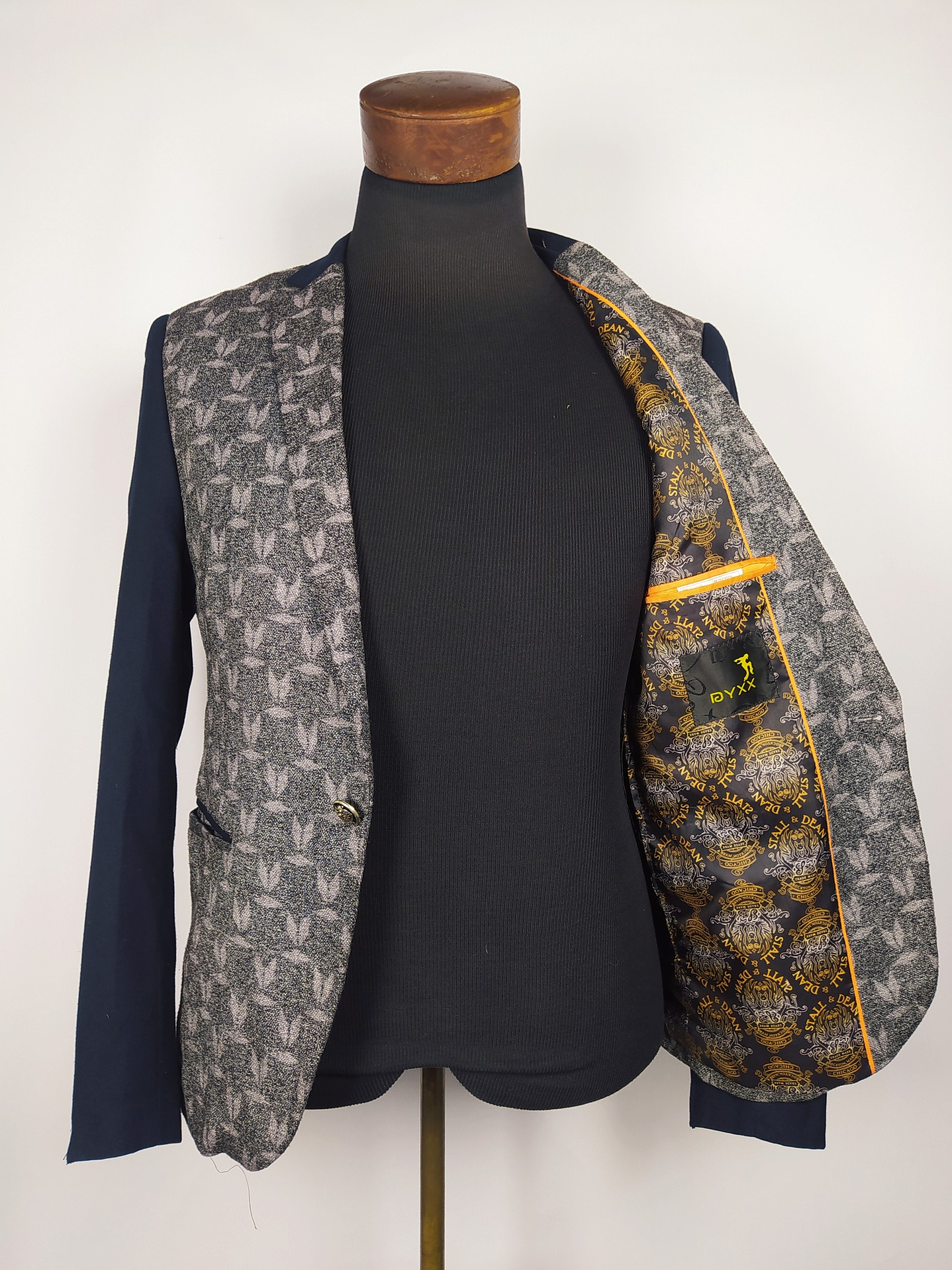 Blazer DIXX – Negro lana/poliéster – Talla S 3